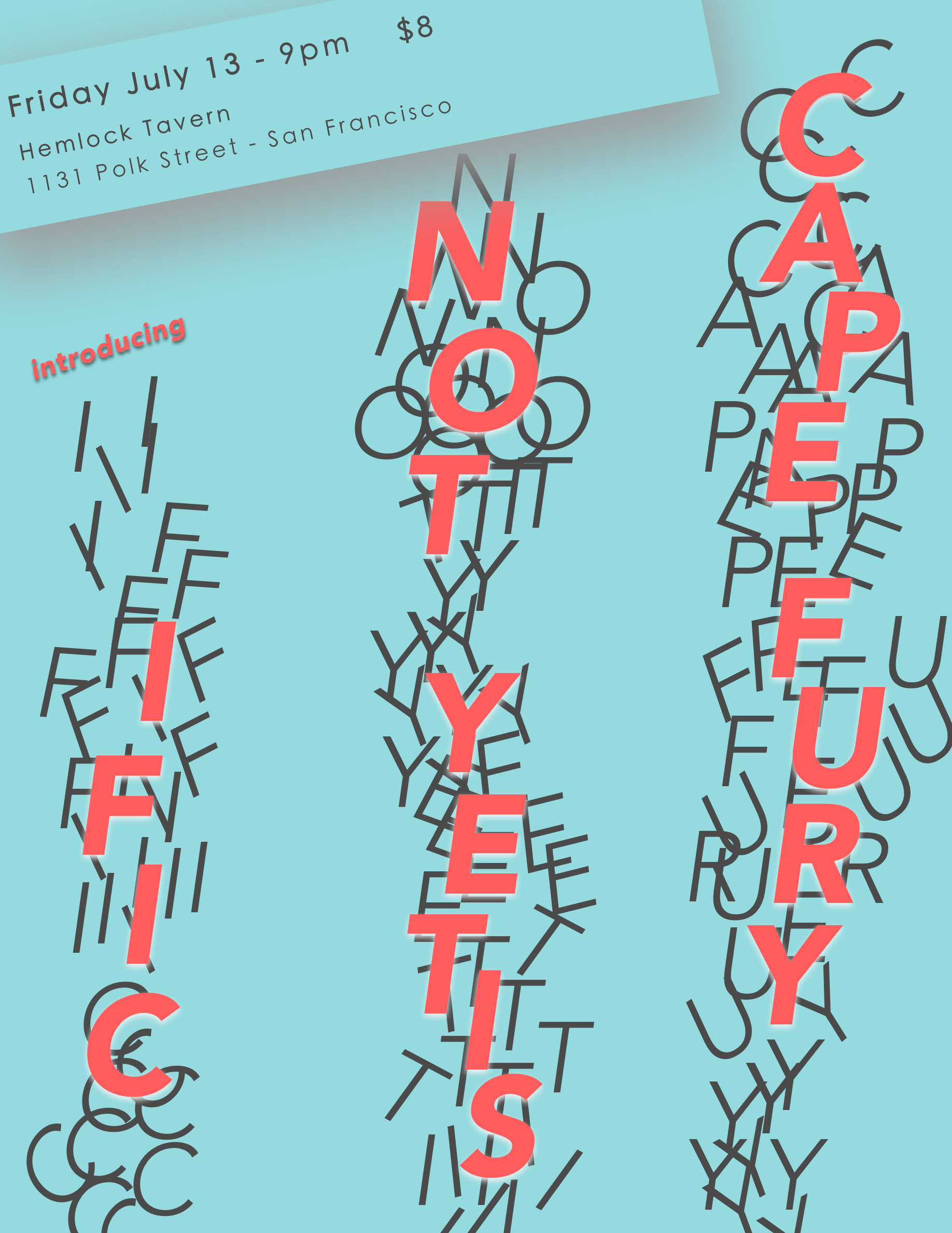 Show poster: Cape Fury at The Hemlock Tavern